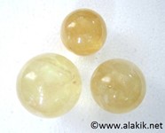 Show details for Yellow Calcite Balls Picture of Yellow Calcite Balls