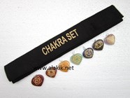 Show details for Engrave Chakra Heart Pendant set with Purse Picture of Engrave Chakra Heart Pendant set with Purse