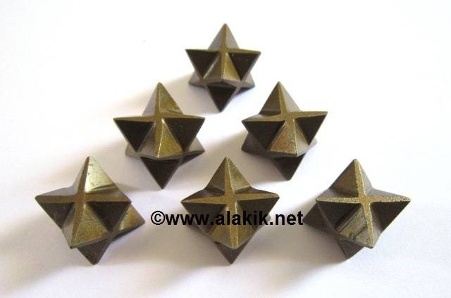 Show details for Pyrite Merkaba Star Picture of Pyrite Merkaba Star