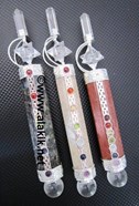 Show details for Mix Gemstone Chakra Healing wand with ball pencil spinning merkaba Picture of Mix Gemstone Chakra Healing wand with ball pencil spinning merkaba