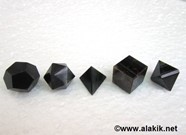 Show details for Blue Tiger eye 5pcs Geometry set Picture of Blue Tiger eye 5pcs Geometry set