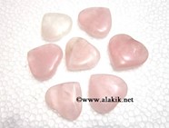 Show details for Rose Quartz Hearts Picture of Rose Quartz Hearts