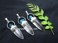 Show details for Crystal Cavansite Pendant Picture of Crystal Cavansite Pendant