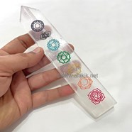 Show details for Selenite Pointed Charging Stick Picture of Selenite Pointed Charging Stick