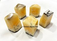 Show details for Zebra Calcite Natural Points Picture of Zebra Calcite Natural Points