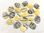 Show details for Zebra Calcite Worrystones Picture of Zebra Calcite Worrystones