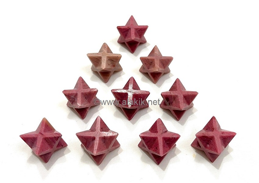 Picture of Pink Petrified Wood Merkaba Star