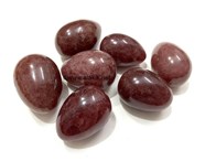 Show details for Strawberry Quartz Egg Picture of Strawberry Quartz Egg