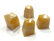Show details for Banded Yellow Calcite Natural Point Picture of Banded Yellow Calcite Natural Point