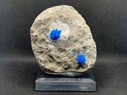 Show details for Stunning Rare Big Double Flower Blue Cavansite L001114 Picture of Stunning Rare Big Double Flower Blue Cavansite L001114
