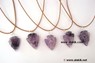 Picture of Amethyst Arrowhead Necklace, Picture 1