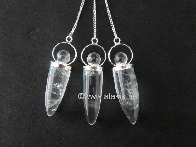 Picture of Crystal Quartz Cone & Ball Pendulum