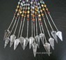 Picture of Facetted Crystal Quartz with Chakra chain, Picture 1
