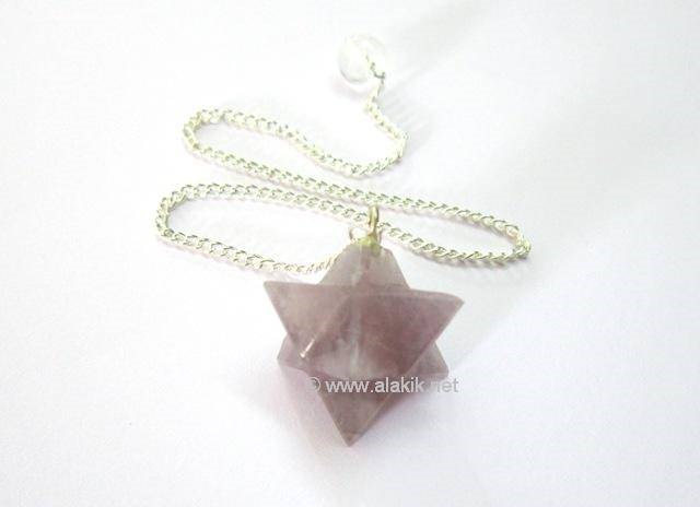 Picture of Amethyst Merkaba Star Pendulum