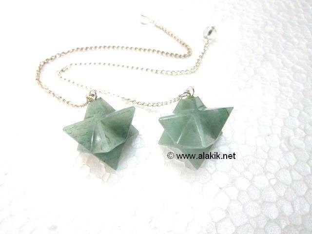 Picture of Green Aventurine Merkaba Pendulum