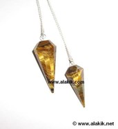 Picture of Tiger Eye Faceted Pendulum
