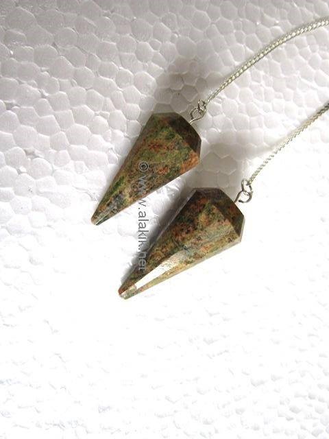 Picture of Unakite Faceted Pendulum