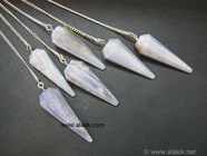 Picture of African Blue Lace Agate Faceted Pendulum