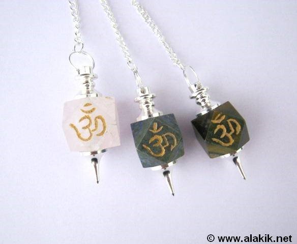 Picture of Mix stone Hexagon Engrave OM Pendulum