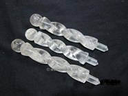 Picture of Crystal Quartz Twisted Healing Stick