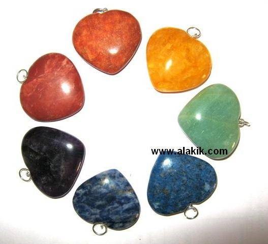 Picture of Chakra Heart Pendant Set