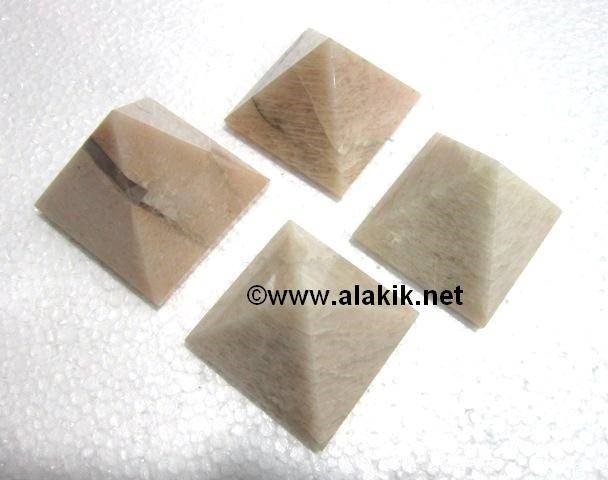 Picture of Cream moonstone Pyramid