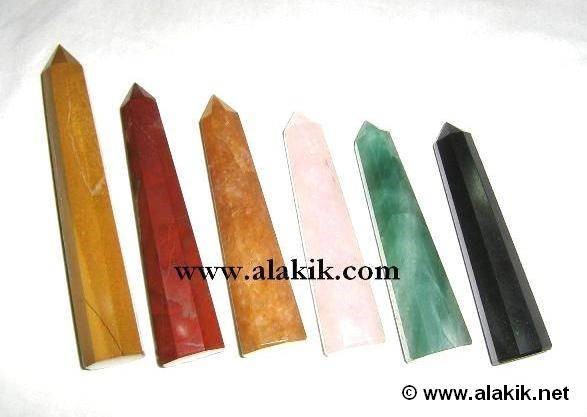 Picture of Mix Gemstone Obelisks