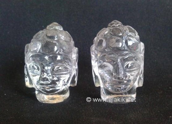 Picture of Crystal Quartz Buddha Head 