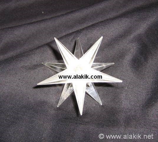 Picture of Hand Made Crystal Quartz 12 Point Star