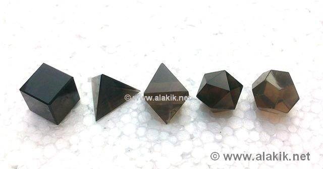 Picture of Smokey Quartz 5pcs Geometry Set