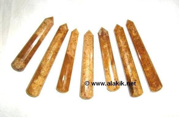 Picture of Golden Quartz 16 facet Massage Wands