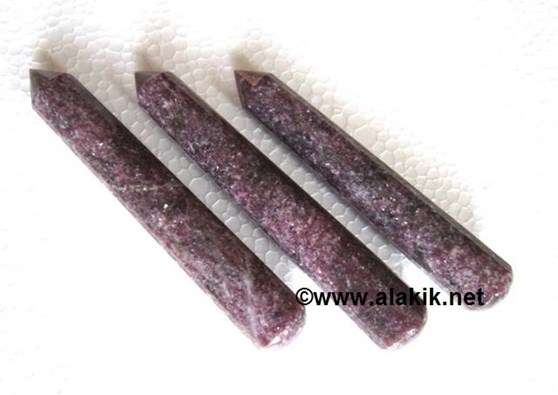 Picture of Lepidolite 16 facet massage wands