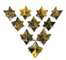 Picture of Yellow Tiger Eye Merkaba Star, Picture 1