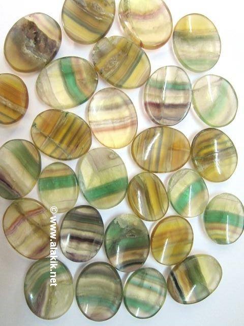 Picture of Rainbow Flourite Worry Stone