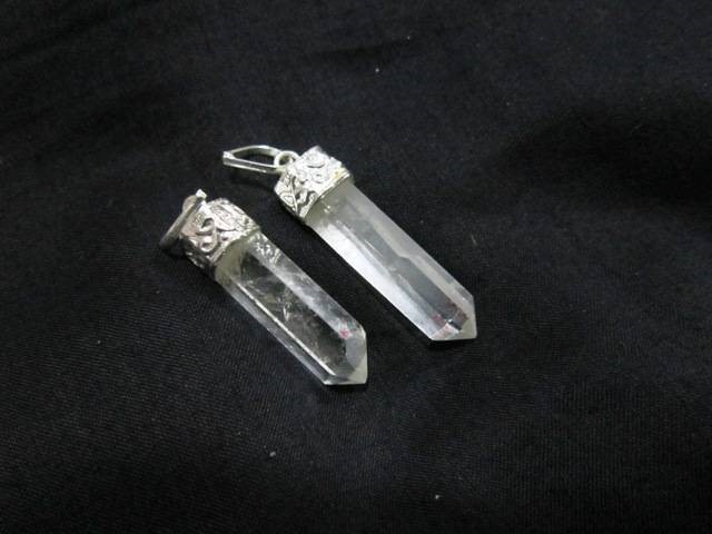 Picture of Crystal Quartz Cap Pencil Pendant