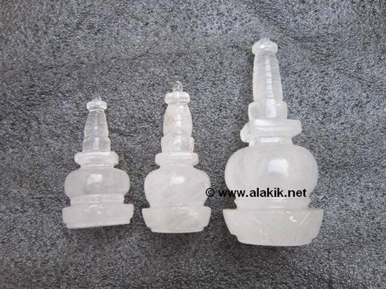 Picture of Crystal Quartz Stupa