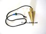 Picture of Long Teardrop Brass Pendulum with Cord, Picture 1