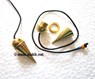 Picture of Golden ring pendulum with cord, Picture 1