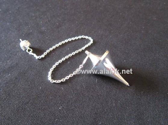 Picture of Silver Double Point Metal Pendulum