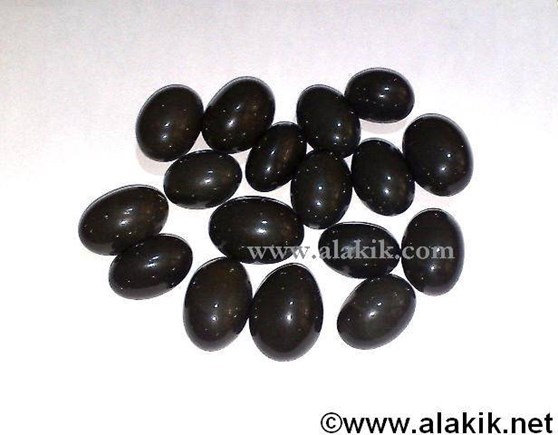 Picture of Black Agate Shiva Lingams