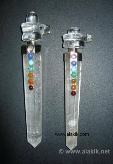 Picture of Chakra Crystal Healing Wands w. Yoni