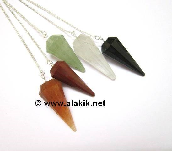 Picture of Mix stone Faceted Pendulum