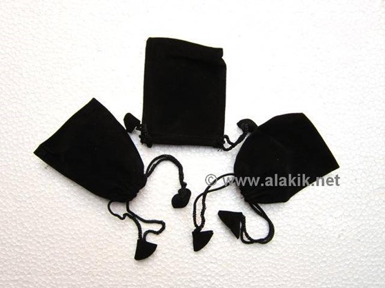 Picture of Black Velvet pouches