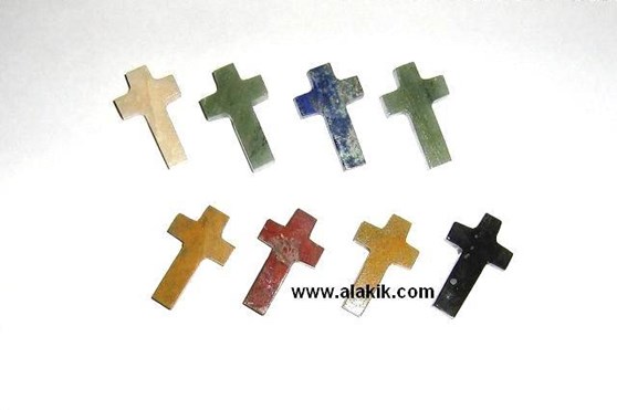 Picture of Mix Gemstone Cross Pendants