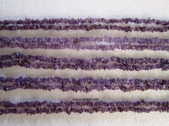 Picture of Amethyst  Chips Beads Strands