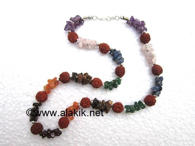 Picture of 7 Chakra-Rudraksha Necklace