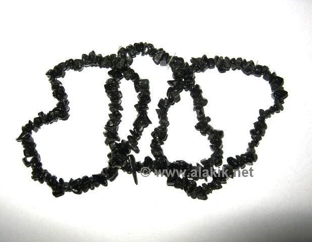 Picture of Black tourmaline chips bracelet