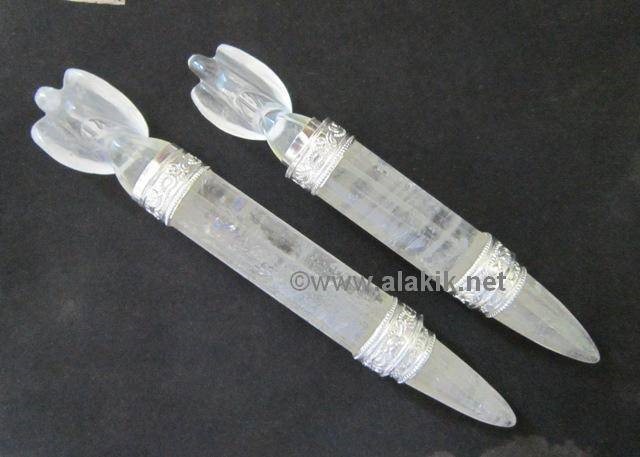 Picture of Crystal Quartz 3pc Plain Angel Wands