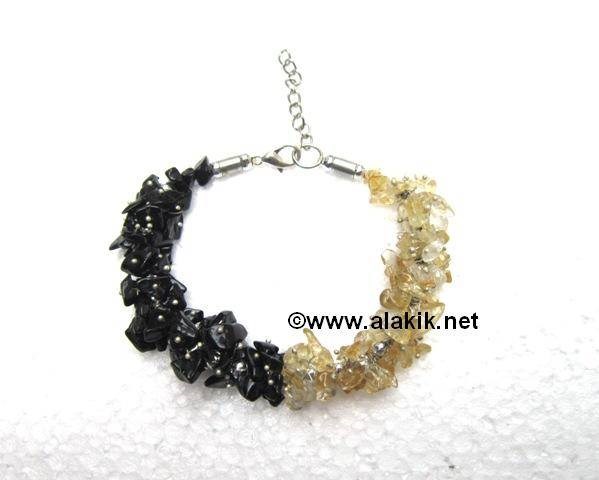 Picture of Citrine Tourmaline Combi Fusewire Bracelet