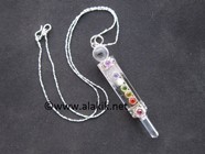 Picture of Crystal Quartz Chakra healing wand cum Necklace